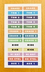 1 Set Of Yamaha Drum Cable Snake Stickers - Laminated Decal Dtx Label Pair Pack. Fixed Price $6.79.