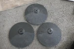 3 - Alesis DM7X 10" Cymbal Pads 2 Single Zone & With Choke (all Work). Fixed Price $59.98.
