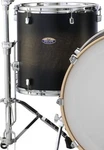 Pearl Decade Maple 14X14" Satin Black Burst Lacquer Floor Tom Drum W/legs Dealer. Fixed Price $374.99.