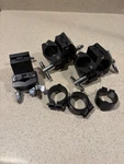Gibraltar Black Drum Clamps. Fixed Price $50.95.