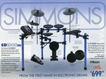 2014 Print Ad Of Simmons SD1000KIT Electronic Drum. Fixed Price $9.99.