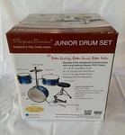 Spectrum Electric Blue Junior Drum Set For Ages Years 4+ Boys Girls. Fixed Price $189.99.