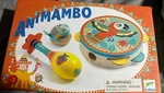 Animambo Tambourine, Maraca, Castanet Music Instrument Set - New. Fixed Price $20.00.