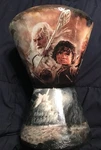 Djembe Drum Lord Of The Rings By Tracy Jon Powell Coyote Arts Utah. Fixed Price $219.95.