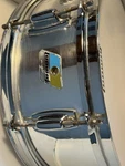 Ludwig Drum Used ( Add You Own Snares) Blue And Olive Badge Solid. Fixed Price $240.00.