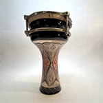 Doumbek Percussion Drum Darbuka Meinl Etched Copper Mosaic Needs New Skin. Fixed Price $55.00.