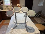 Harmonix Nintendo Wii Rock Band Drums # 19092 /wired Usb Works. Fixed Price $75.00.