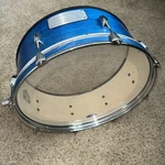 Pearl Export 22" 8" Gong Drum Blue Lacquer With Chrome Lugs, Tom Mount. Fixed Price $200.00.