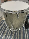 New Gretsch Floor Tom 16 Catalina Maple With Legs. Wood Silver Sparkle.. Fixed Price $259.00.
