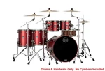 Mapex Saturn Evolution Workhorse Maple Tuscan Red Drums Shells 22/10/12/14/16. Fixed Price $3549.00.