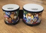 Remo Rhythm Club Drum RH-5600-00 Kids, 5"-6" Bongos Euc. Fixed Price $17.95.