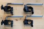 4X New Roland MDH-6U V-drum 1.5 Inch Rack Clamp + Arm Pad Tom Snare Mount 7U. Fixed Price $99.99.