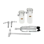 Pearl Rocket Toms W/stand 6X12 & 6X15 Arctic White. Fixed Price $638.99.