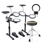 MK-0 Electric Drum Set For Kids, Mesh Pads, Headphones, Stick, Throne. Fixed Price $214.99.