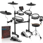 Aklot B-CORE530 Electric Drum Set Dual-zone Mesh Pads, 360 Sounds, Usb Midi. Fixed Price $255.87.
