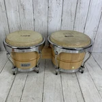 Latin Percussion Lp Performer Series Bongos Natural Wood W/chrome. Fixed Price $112.49.