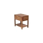 Avalon Mid-century Modern Sheesham Wood End Table With Drawer. Fixed Price $358.05.