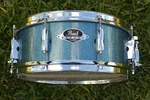 Add This Pearl Export 14" Aqua Blue Glitter Snare Drum Your Set Today! I284. Fixed Price $179.95.