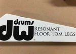 Dw Drum Workshop DRSPFTL-CR2 Chrome Floor Tom Leg Set Of Three New In The Box. Fixed Price $85.00.