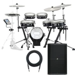Efnote 3X Electronic Drum Set - Black Oak Monitor Kit. Fixed Price $3099.00.