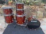 Vintage Tama Superstar Mahogany Finish Drum Set Kit With 20" Bass Rare!!. Fixed Price $2795.00.