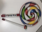Remo Lollipop Drum 8" Made In Usa ET-7108-00 With Mallet. Fixed Price $15.99.