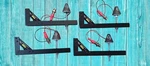 4 Pak Of Black 1 Zone Drum Triggers By Convertible Percussions. Fixed Price $135.00.