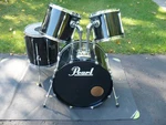 1999 Pearl Export Select Ebony Mist Rare ( Mahogany/poplar/birch Shells) .. Fixed Price $425.00.