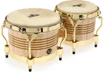 Latin Percussion Matador Siam Oak Bongos - Natural With Gold Tone. Fixed Price $239.25.