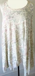 Magnolia Pearl Pastel Flower And Bird Print Cotton Jersey Paz A-line Tank Top. Fixed Price $159.99.