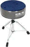Pork Pie Percussion Round Drum Throne - Charcoal Sparkle With Navy Crush. Fixed Price $224.99.