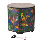Remo Kids Percussion 22" Gathering Drum Rain Forest KD-5222-01 Open Box. Fixed Price $149.00.