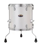 Pearl Decade Maple 14X14" White Satin Lacquer Floor Tom Drum W/legs Dealer. Fixed Price $374.99.