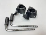 Two Roland Hatched Clamp Standard 1.5 Racks MDH-10U Mds. Fixed Price $24.99.