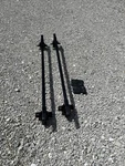 Set 2 Square Load Crossbar Inno Roof Gutter Mounts Keys With Pads. Fixed Price $134.99.