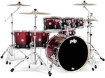 Pdp Concept Maple Red To Black Fade 7-PIECE Drum Set PDCM2217RB. Fixed Price $1399.99.