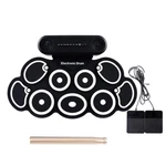 Electronic Drum Set 9 Pads Practice Kit Roll-up Electric. Fixed Price $57.49.