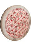 Dobani Pretuned Goatskin Head Wood Frame Drum W/ Beater 18"X2" Circle Of Life. Fixed Price $70.40.