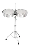 Gon Bops Orestes Vilato Signature 14"/15" Timbales +stand Aluminum VTB1415 +ship. Fixed Price $694.99.