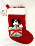 Disney Store Minnie Mouse Plush Christmas Stocking Red 17 Toy Holiday. Fixed Price $21.45.