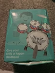 Kids Drum Set Music Educational Toy For Ages 3-7 Rock Band Design. Fixed Price $25.00.