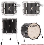 Sonor Momentum Maple Gt Black Matte Lacquer 22 10 12 16 Drums Set Shells Pack. Fixed Price $4849.00.