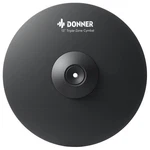 Donner 13" Triple Electric Drum Cymbal 3-ZONE Mute Crash Ride Pad. Fixed Price $72.00.
