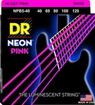 Dr NPB5-40 Neon Pink Bass Guitar Strings; 5-STRING Set Gauges 40-120. Fixed Price $42.99.