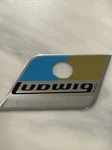 Ludwig 70 Blue & Olive Drum Badge -see Description!. Fixed Price $23.99.