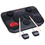 Pyle Electronic Tabletop Digital Drum Set W/ 7 Touch Sensitive Pad + Pedals. Fixed Price $241.49.