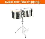 Latin Percussion Tito Puente 15-INCH And 16-INCH Thunder Timbs Stainless Steel. Fixed Price $829.99.