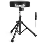 Growdaily Drum Throne,adjustable Stool Universal Black. Fixed Price $57.99.