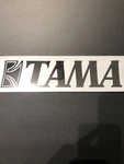 Tama Drum Head Decal Logo Chrome High Quality Vinyl Ultra Shiny 13 X. Fixed Price $11.00.