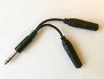 V-drum Y-cable Splitter For Alesis 1X Stereo Trs To 2X Female Mono Ts. Fixed Price $9.99.